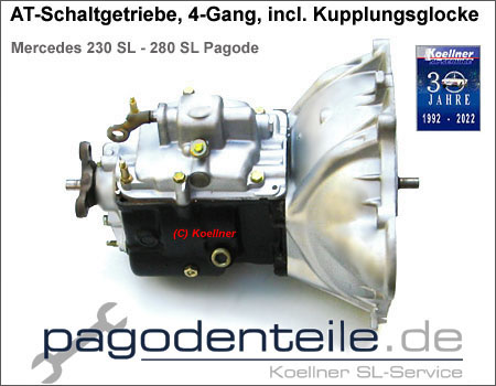 Austausch Getriebe Mercedes SL Pagode